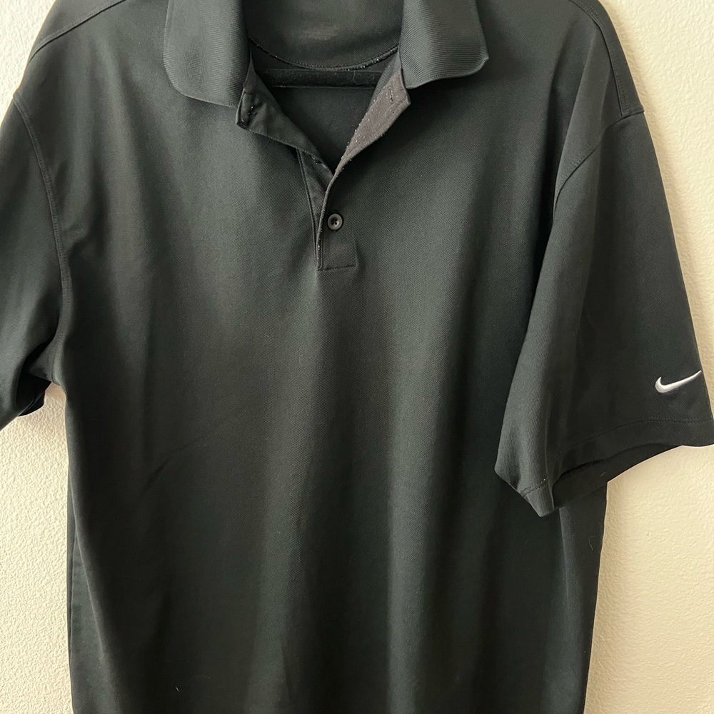 Nike Golf Black Performance Polo Shirt